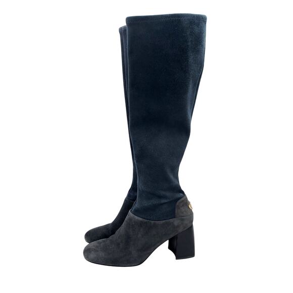 Tory Burch Sidney Suede Pull On Boot - Picture 2 of 10